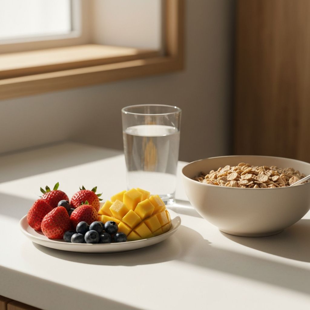 Fredagsmorgon med hälsosam frukost